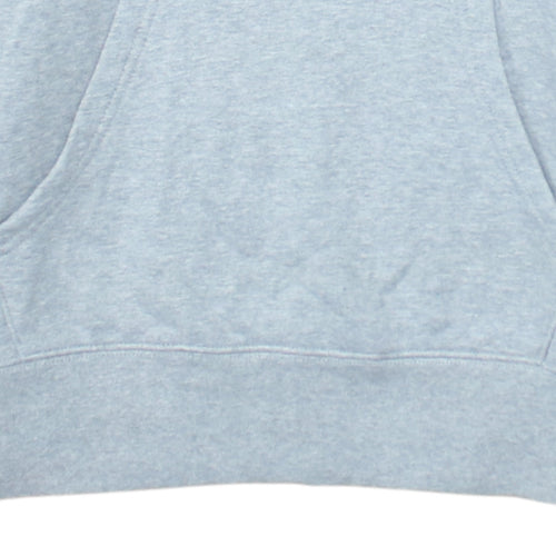 Champion Mens Grey Pullover Hoodie Medium Embroidered Logo