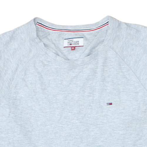 Tommy Hilfiger Men’s Grey XL Pullover Crew Neck Jumper