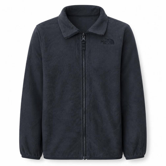 The North Face Boys Black Fleece Full Zip Jacket Size M