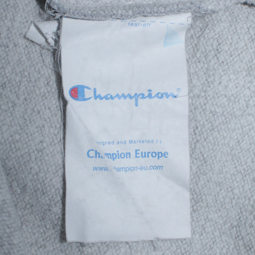 Champion Men's Grey 2XL 1/4 Zip Fleece Sweatshirt