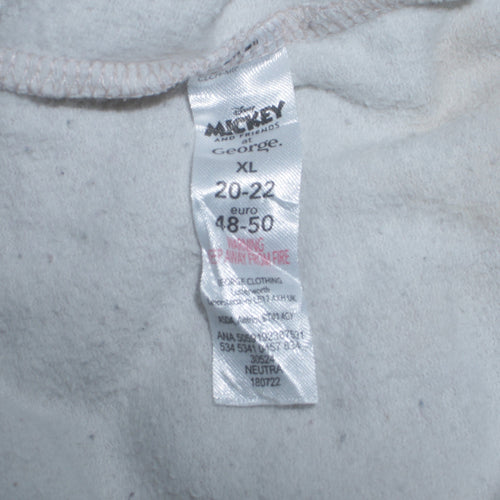 Disney Mickey Mouse Womens Grey Pullover Sweatshirt XL George