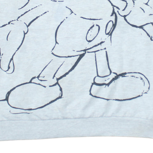 Disney Mickey Mouse Womens Grey Pullover Sweatshirt XL George