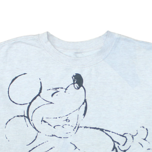 Disney Mickey Mouse Womens Grey Pullover Sweatshirt XL George