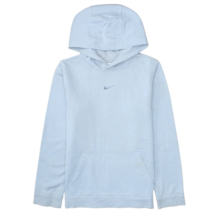 Nike Boys Blue Pullover Hoodie XL Fleece Logo Hooded Sweatshirt