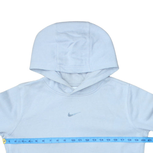 Nike Boys Blue Pullover Hoodie XL Fleece Logo Hooded Sweatshirt
