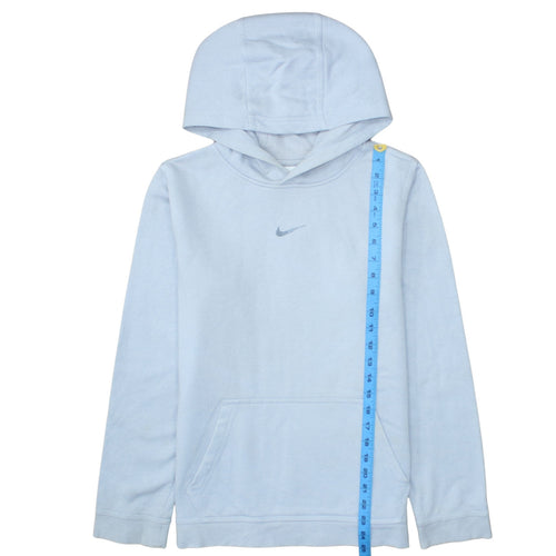 Nike Boys Blue Pullover Hoodie XL Fleece Logo Hooded Sweatshirt