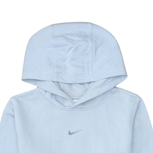 Nike Boys Blue Pullover Hoodie XL Fleece Logo Hooded Sweatshirt