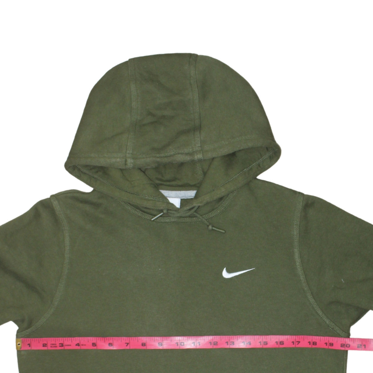 Nike Men's Green Pullover Hoodie Small Regular Fit Sportswear