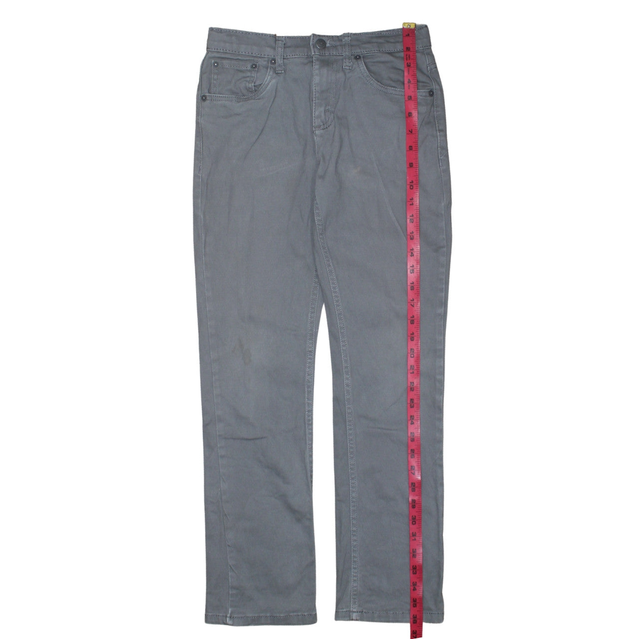 Levi's Women's Grey 511 Slim Straight Jeans Size 12