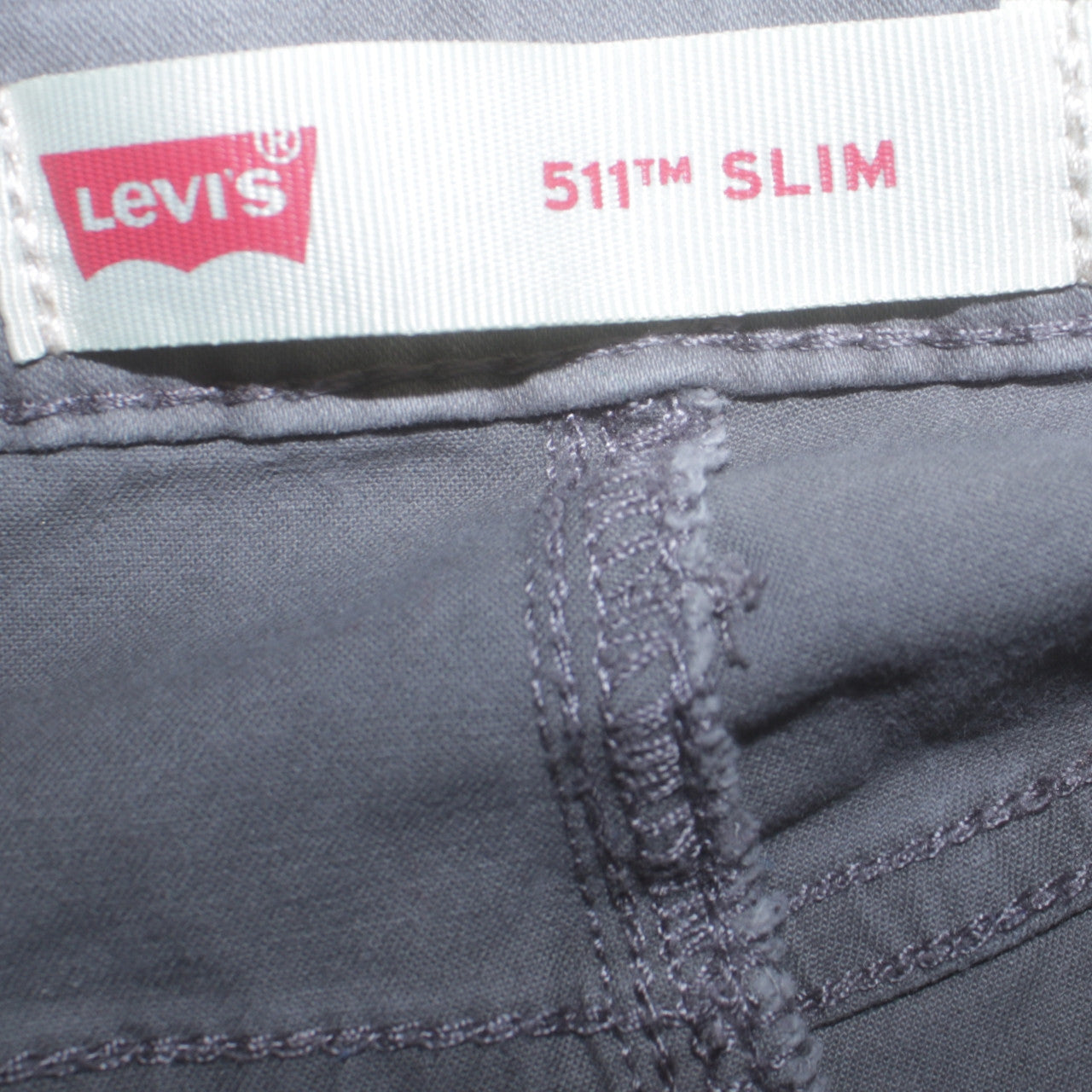Levi's Women's Grey 511 Slim Straight Jeans Size 12