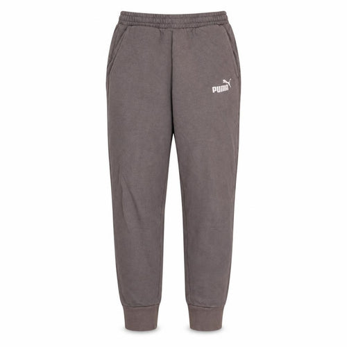 Puma Men’s Brown Jogger Sweatpants S Elastic Waist Fleece