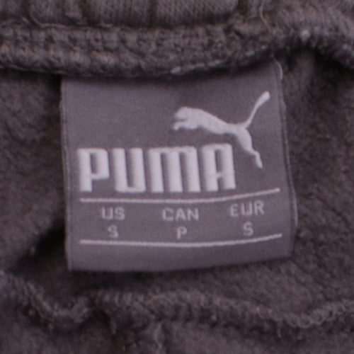 Puma Men’s Brown Jogger Sweatpants S Elastic Waist Fleece
