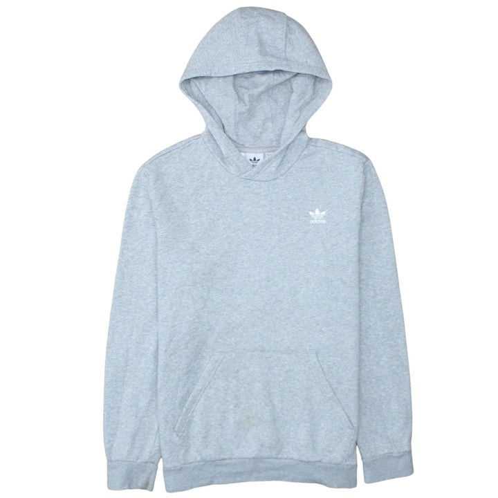 Adidas Boys Grey Pullover Hoodie 15-16 Years XL Fleece Lined Casual Top