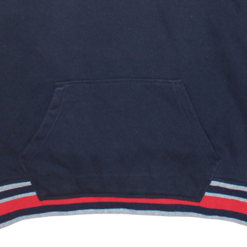 Champion Womens Navy Blue Pullover Hoodie Size L Embroidered Logo