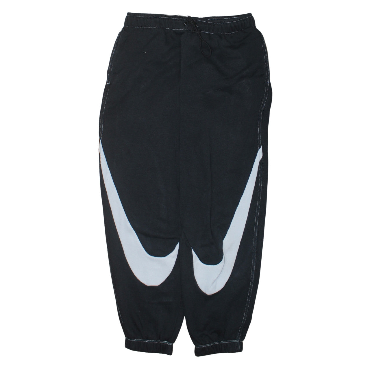 Nike Women’s Black Jogger Trousers S Fleece Cotton Blend