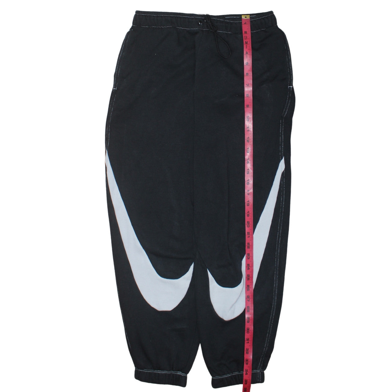 Nike Women’s Black Jogger Trousers S Fleece Cotton Blend