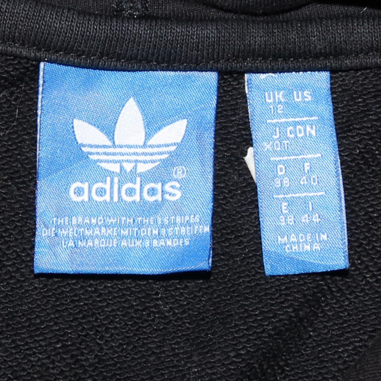 Adidas Womens Multicoloured Graphic Hoodie Black Size 12 Pullover