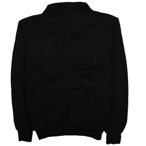 Champion Women's Black Wisconsin 1/4 Zip Fleece Sweatshirt S