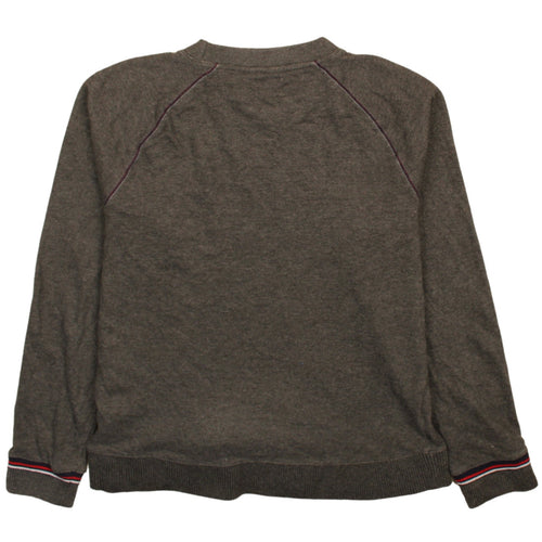 Fila Women Grey Logo Crew Neck Pullover Sweatshirt M