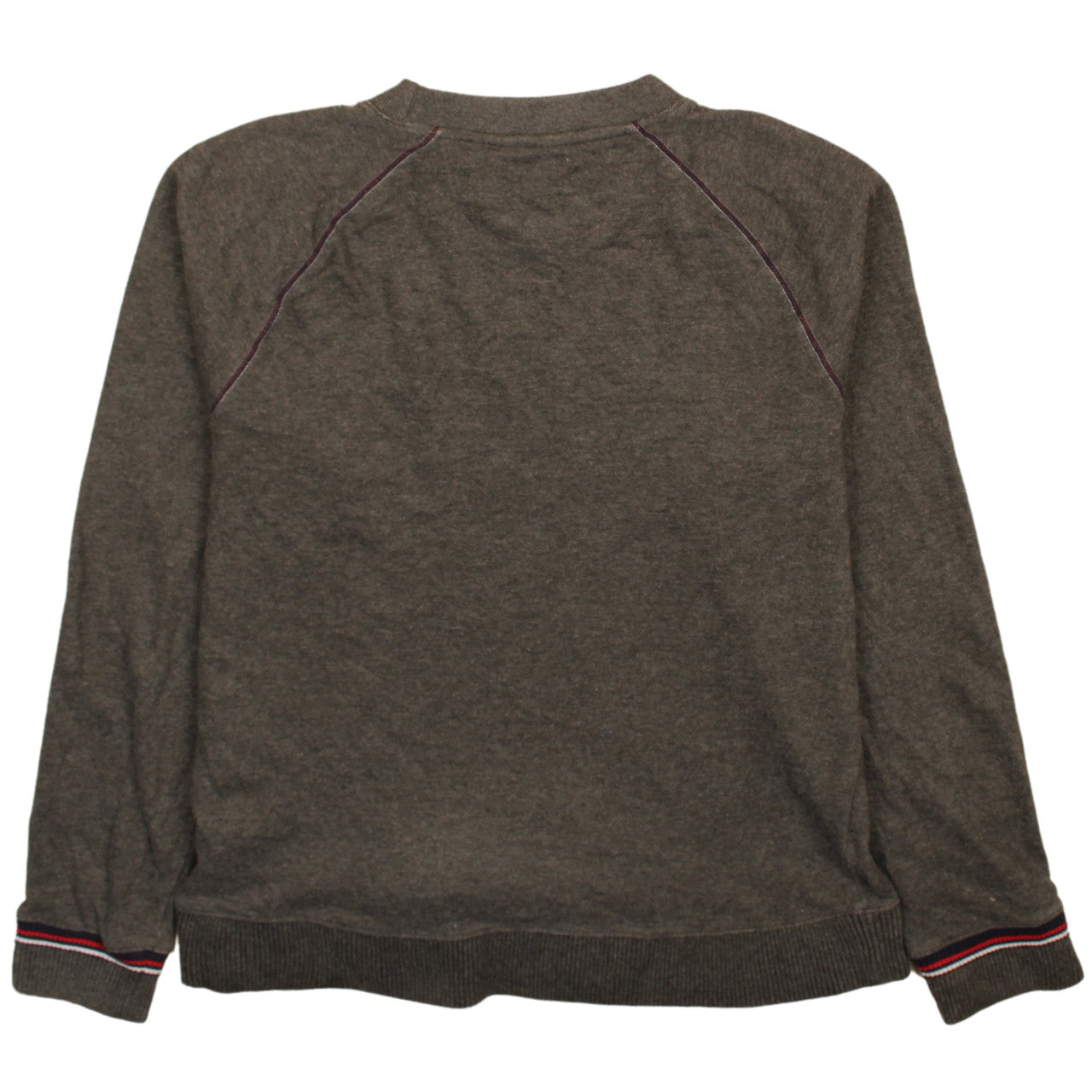 Fila Women Grey Logo Crew Neck Pullover Sweatshirt M