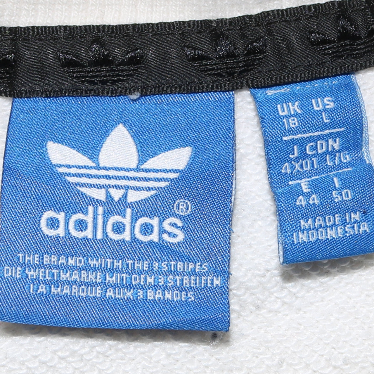 Adidas Women’s Black White Crew Neck Pullover Sweatshirt Size 18