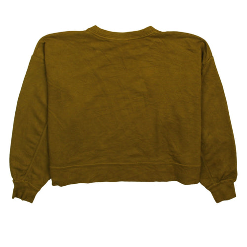 Nike Women’s Brown Crew Neck Pullover Sweatshirt Medium