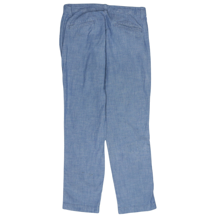 GAP Women's Blue Size 8 Straight Chambray Jeans
