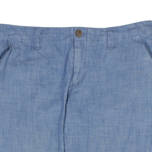 GAP Women's Blue Size 8 Straight Chambray Jeans