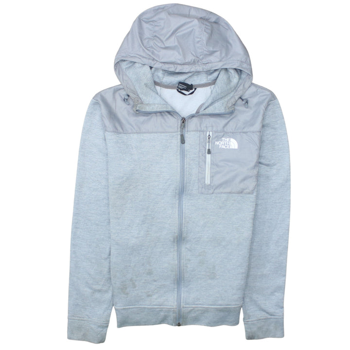 The North Face Men’s Grey Full Zip Hooded Fleece Jacket Size S