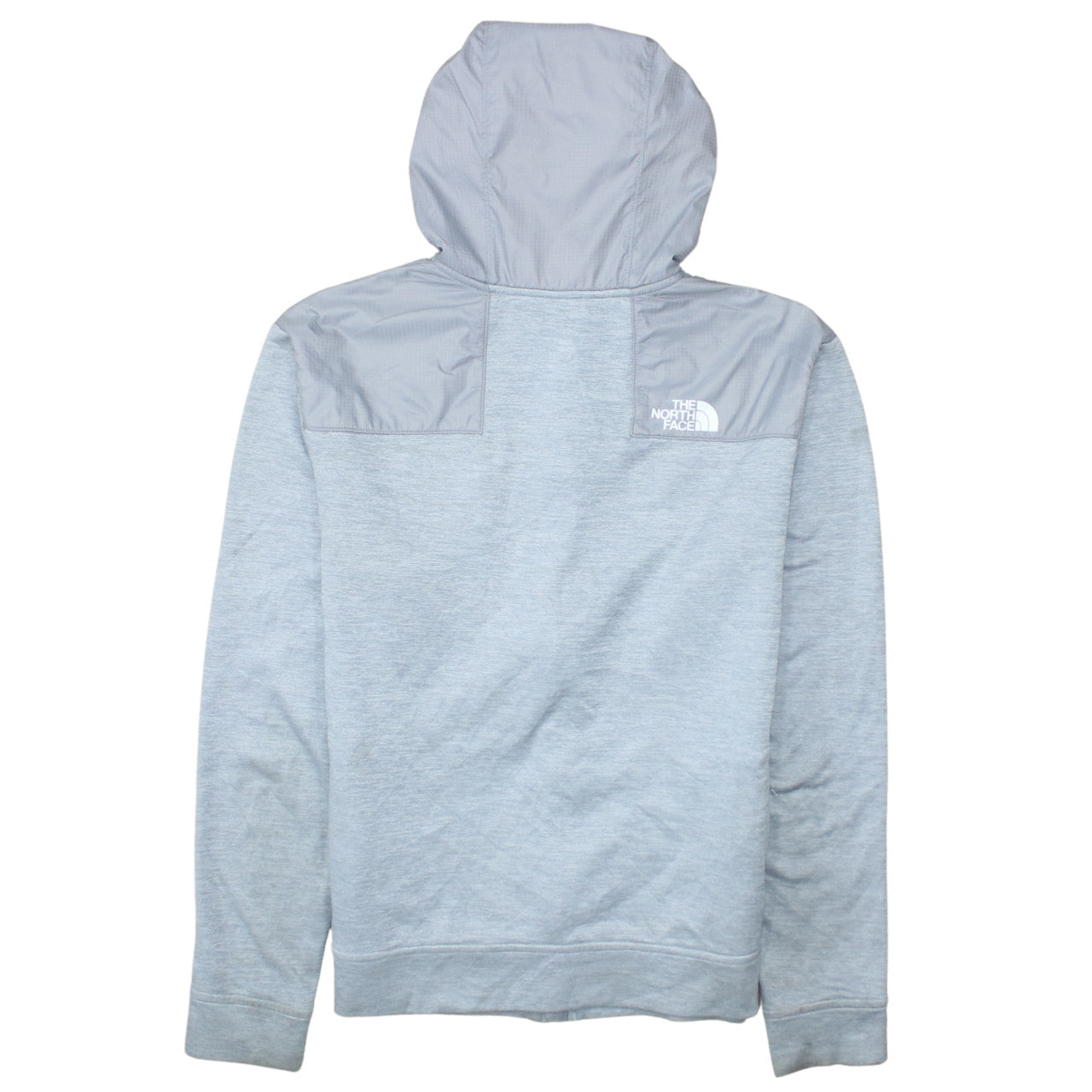 The North Face Men’s Grey Full Zip Hooded Fleece Jacket Size S