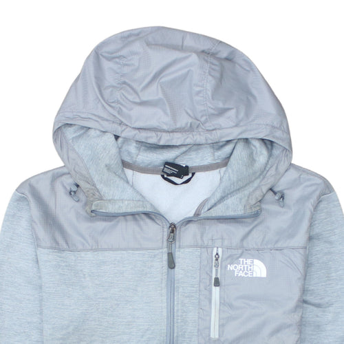 The North Face Men’s Grey Full Zip Hooded Fleece Jacket Size S