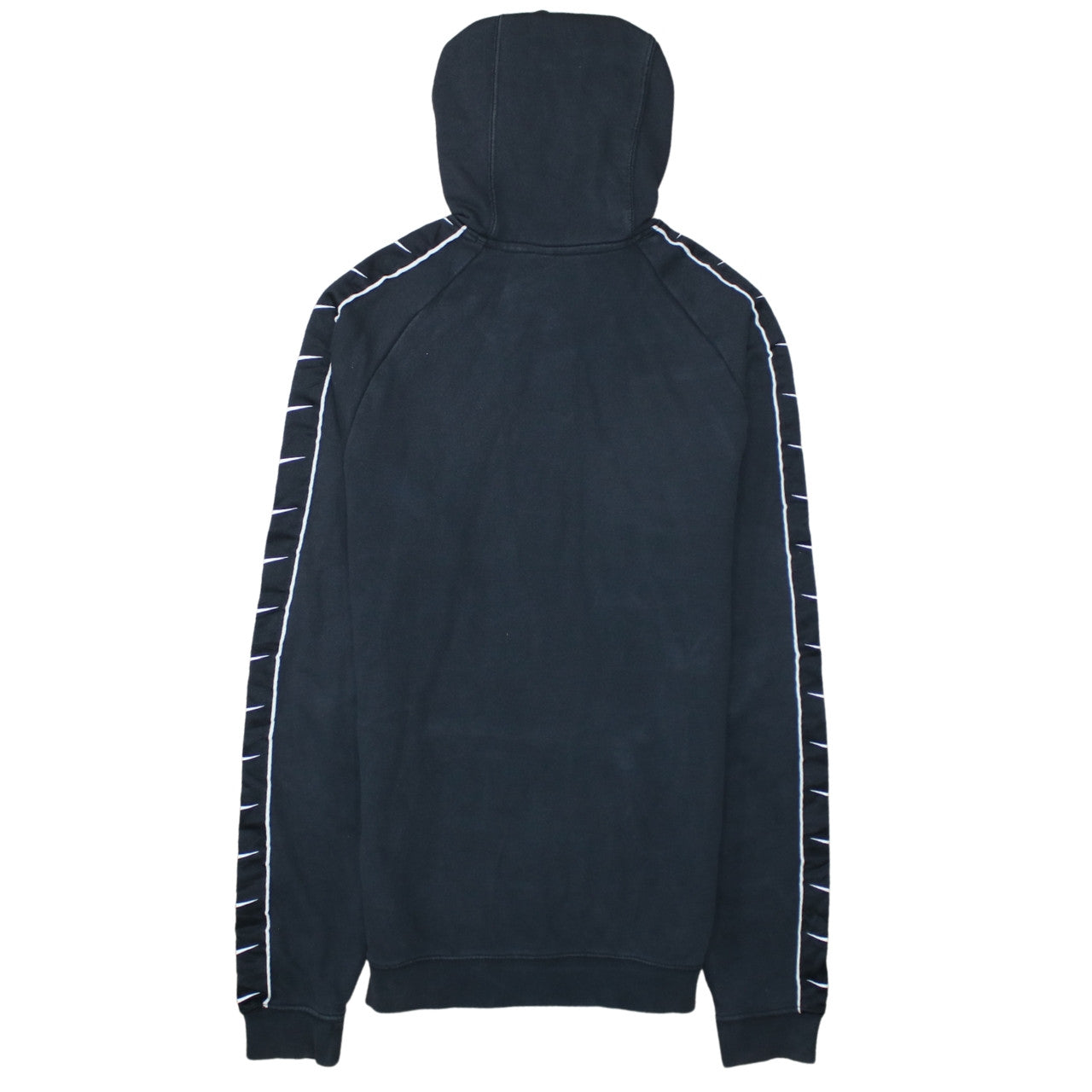Nike Womens Black XS Pullover Hoodie with Logo Tape Sleeves