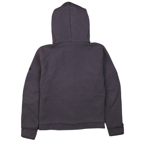 Adidas Boys Grey Full Zip Hoodie 11-12 Years Regular Fit Hooded Sweatshirt