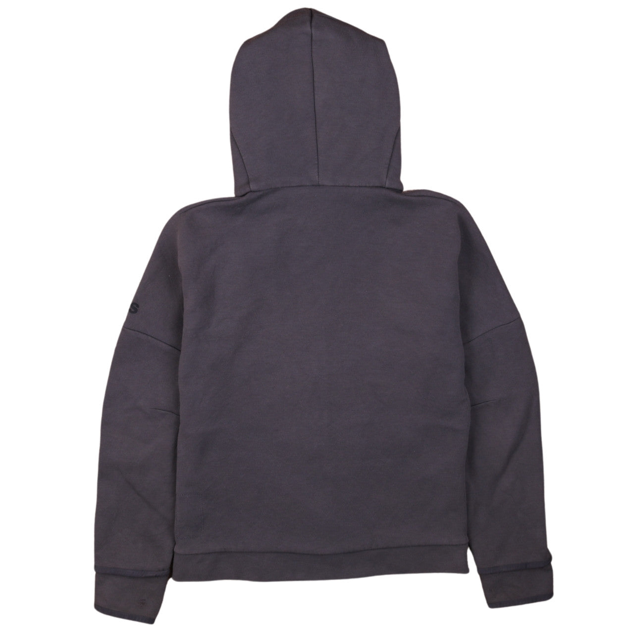 Adidas Boys Grey Full Zip Hoodie 11-12 Years Regular Fit Hooded Sweatshirt