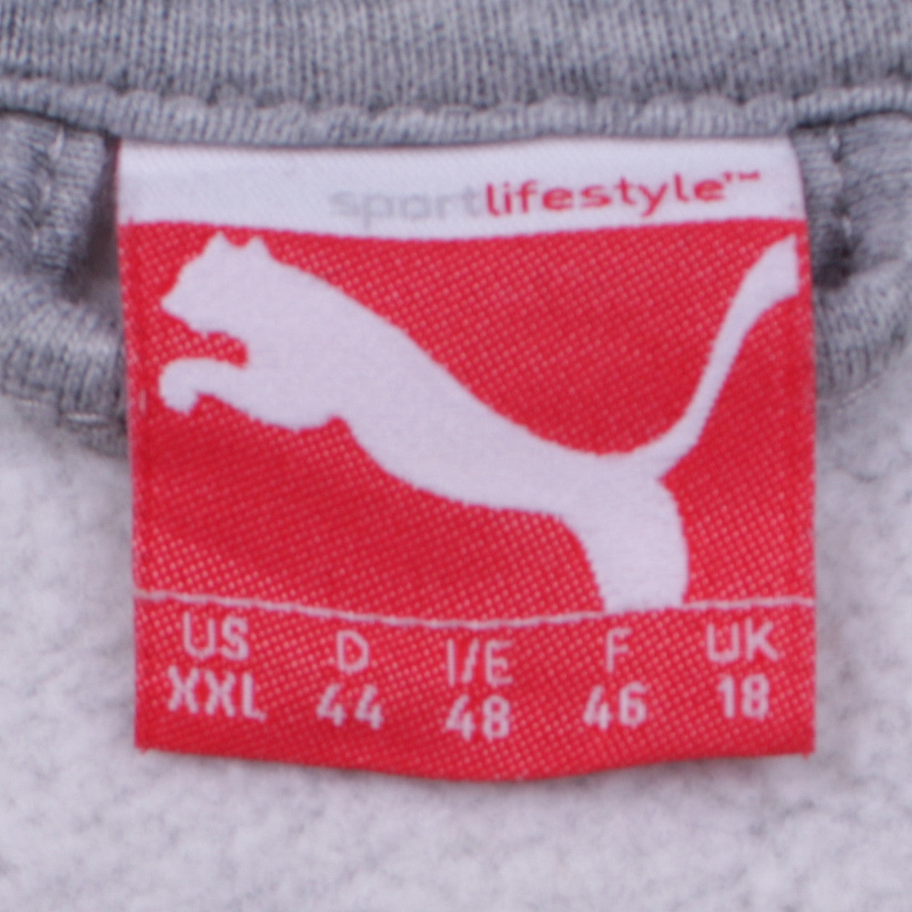 Puma Womens Grey Full Zip Hoodie Size 18 Lined Casual Sweatshirt