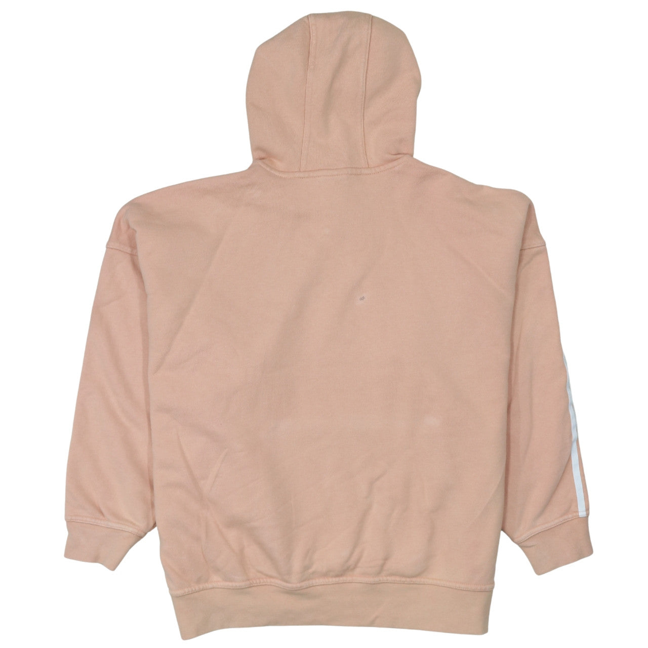 Adidas Women Peach Hoodie Size 10 Pullover Hooded Logo Sweatshirt