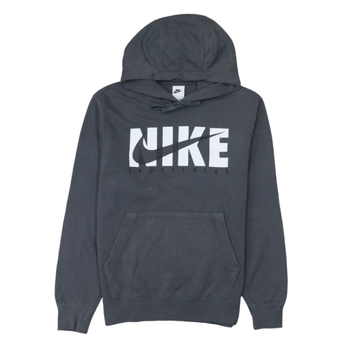 Nike Men's Grey Pullover Hoodie Small Graphic Sportswear