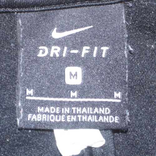 Nike Men's Black Dri-FIT 1/4 Zip Athletic Sweatshirt - Size M
