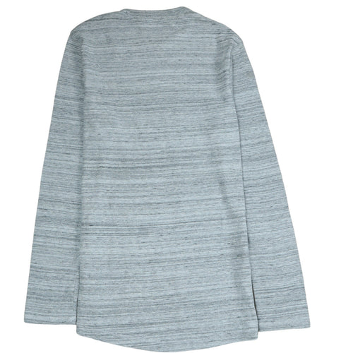 Tommy Jeans Men's Grey Cotton Crew Neck Pullover Jumper L