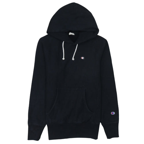 Champion Men's Black Medium Pullover Hoodie Reverse Weave