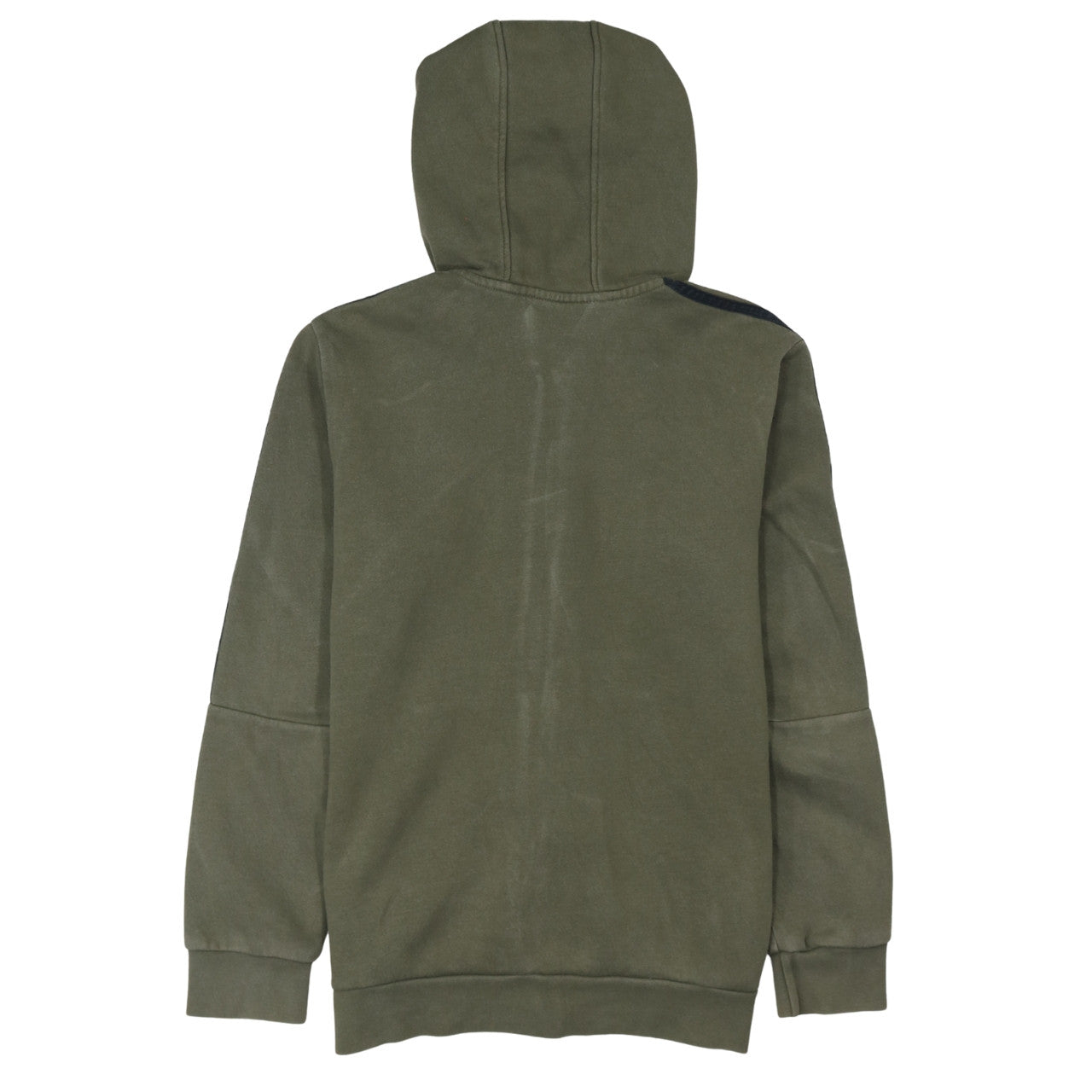 adidas Boys Green Full Zip Hoodie 13-14 Years Fleece Sports Sweatshirt