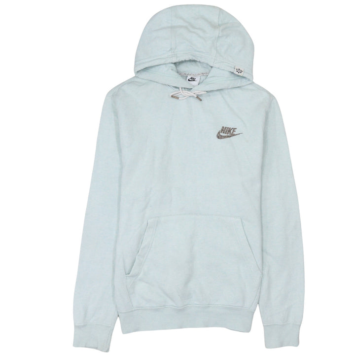 Nike Women’s Light Blue Pullover Hoodie Size S Cotton Blend