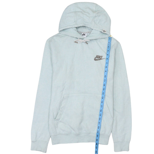 Nike Women’s Light Blue Pullover Hoodie Size S Cotton Blend