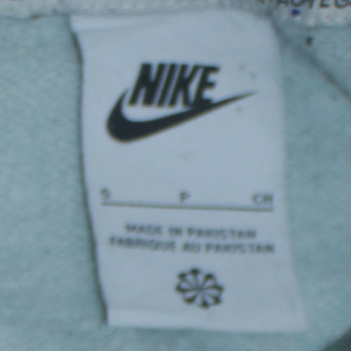 Nike Women’s Light Blue Pullover Hoodie Size S Cotton Blend
