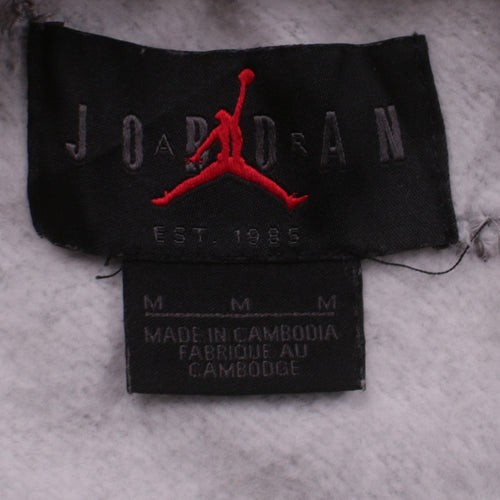 Nike Jordan Mens Grey Crew Neck Logo Pullover Sweatshirt M