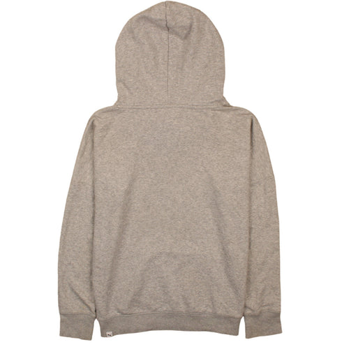 Puma Men's Grey Pullover Hoodie Size M Logo Fleece Sweatshirt