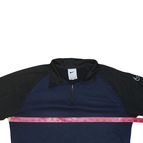 Nike Men's Blue 1/2 Zip Dri-Fit Sweatshirt Size S