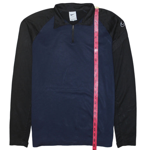 Nike Men's Blue 1/2 Zip Dri-Fit Sweatshirt Size S