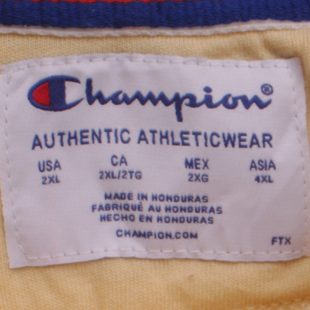 Champion Womens Beige 2XL Pullover Hoodie with Logo Detail