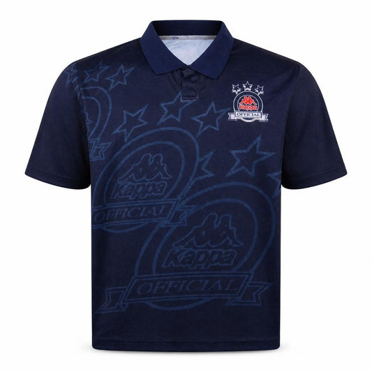 Kappa Men's Blue XL Polo Shirt Vintage Sportswear Top